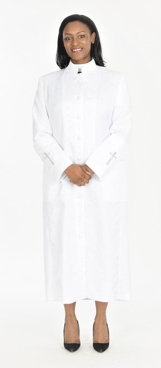 White Clergy Women Preaching Robes And Cassocks