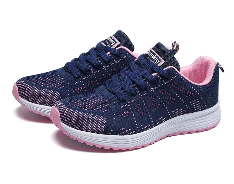 Lady's Breathable Soft Walking Sneakers Shoes