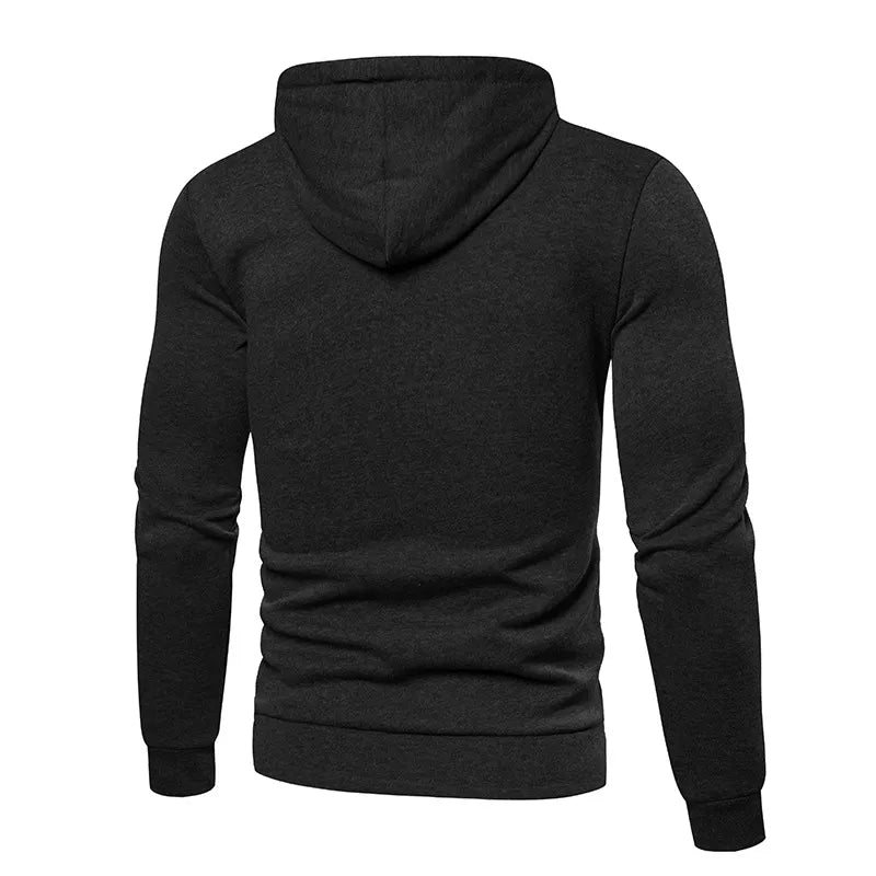 Mens Hoodie Zip Up Sweatshirt Graphic Zipper
