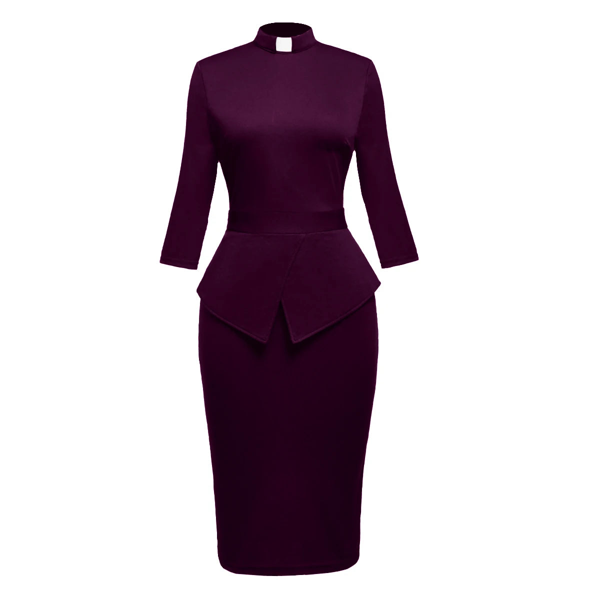 Tub Collar Women Clergy Minister Dress Church  Preaching Pulpit Wear