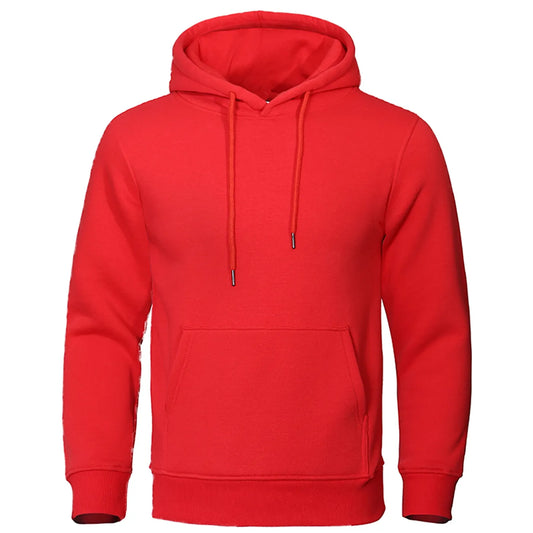 Man Casual Hoodie  Pull Over With Front Pocket