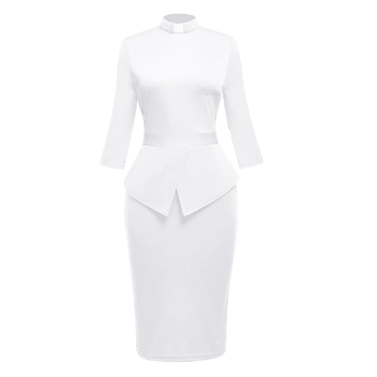 Tub Collar Women Clergy Minister Dress Church  Preaching Pulpit Wear