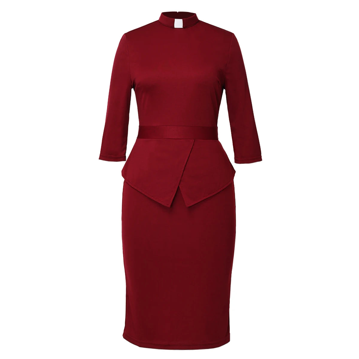 Tub Collar Women Clergy Minister Dress Church  Preaching Pulpit Wear