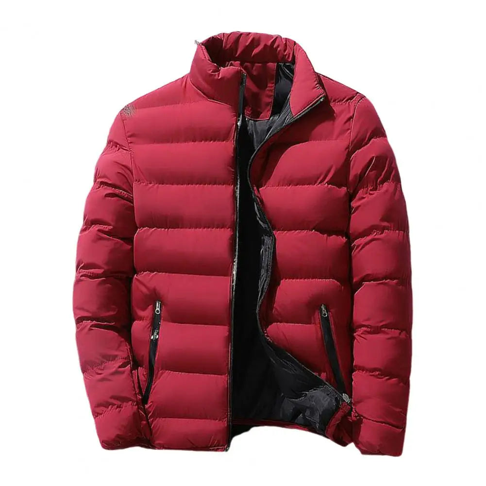 Man Puffer Quilted Coat Jacket