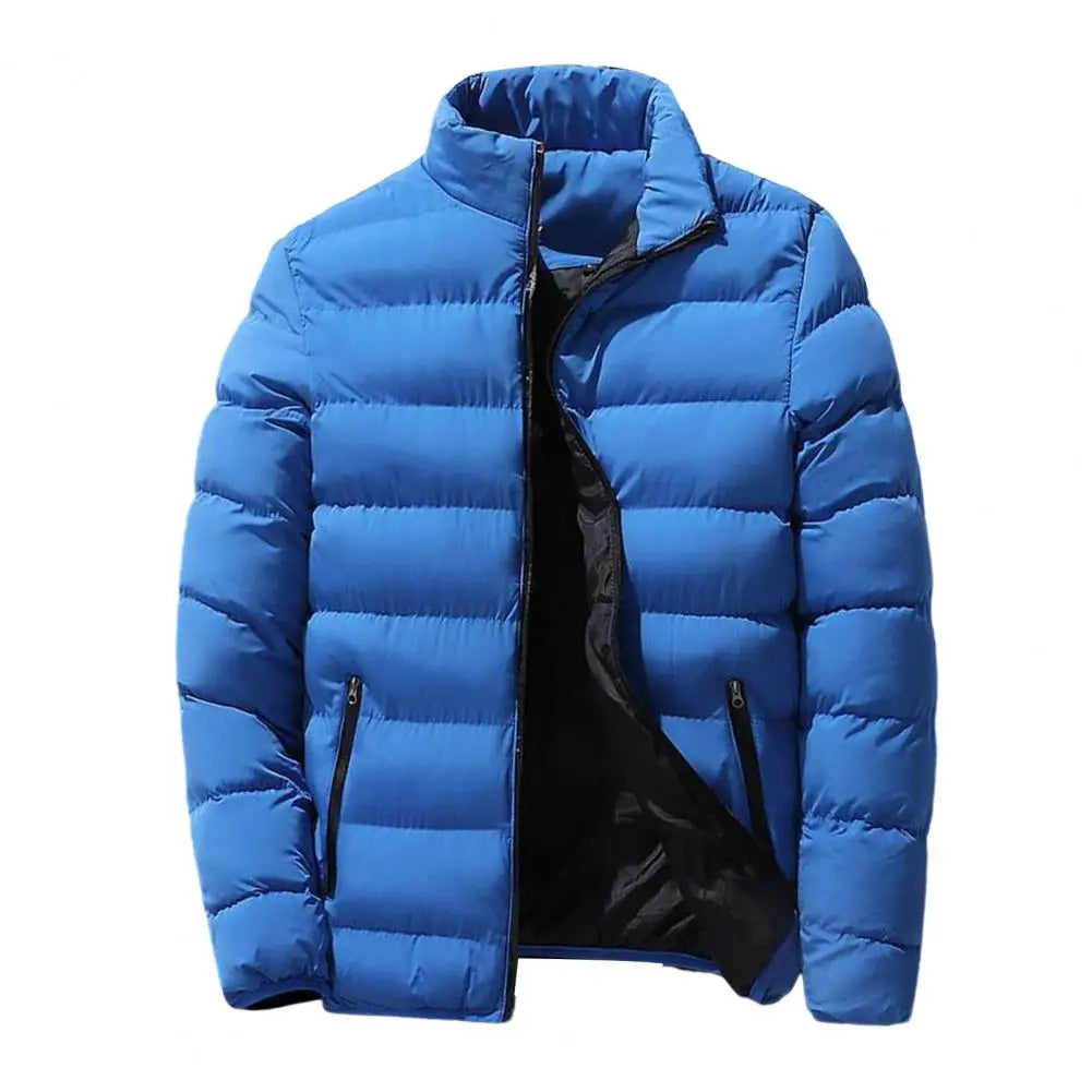 Man Puffer Quilted Coat Jacket