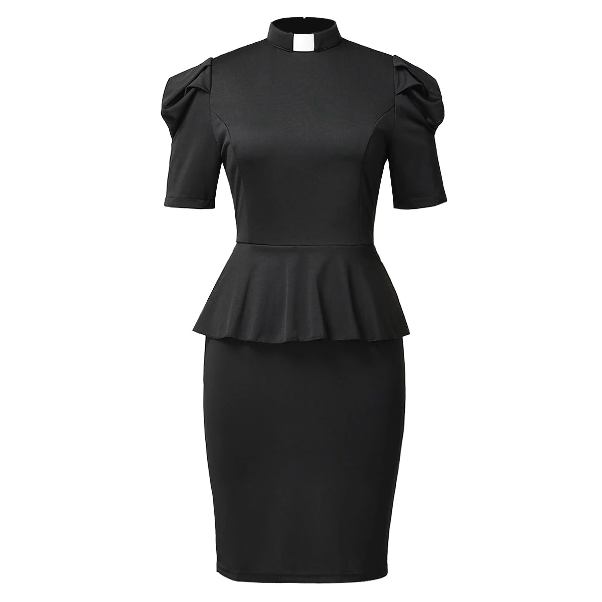 Tub Collar Women Clergy Minister Dress Church  Preaching Pulpit Wear