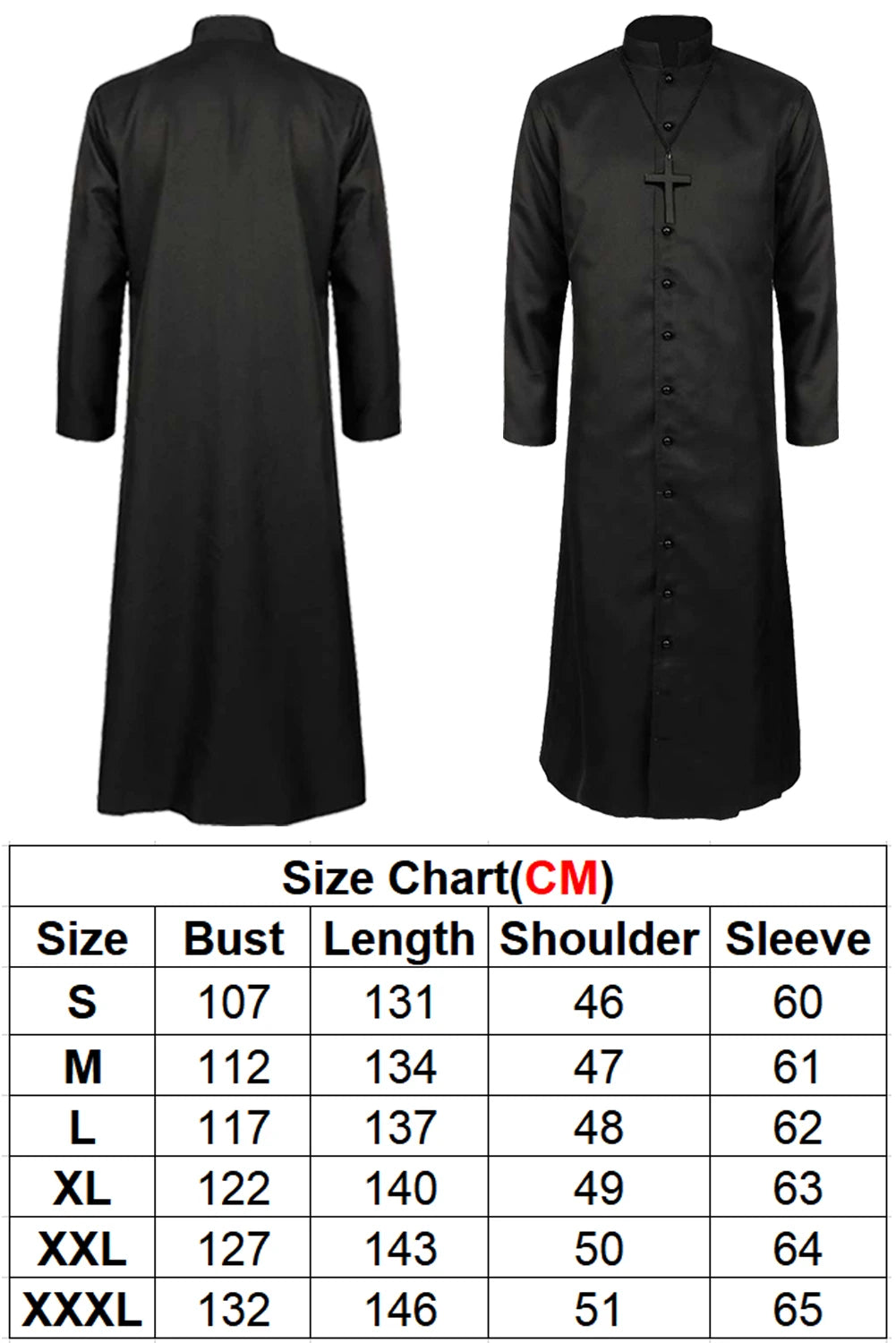 Men Clergy Preaching Robes and Cassock Pastors Robes