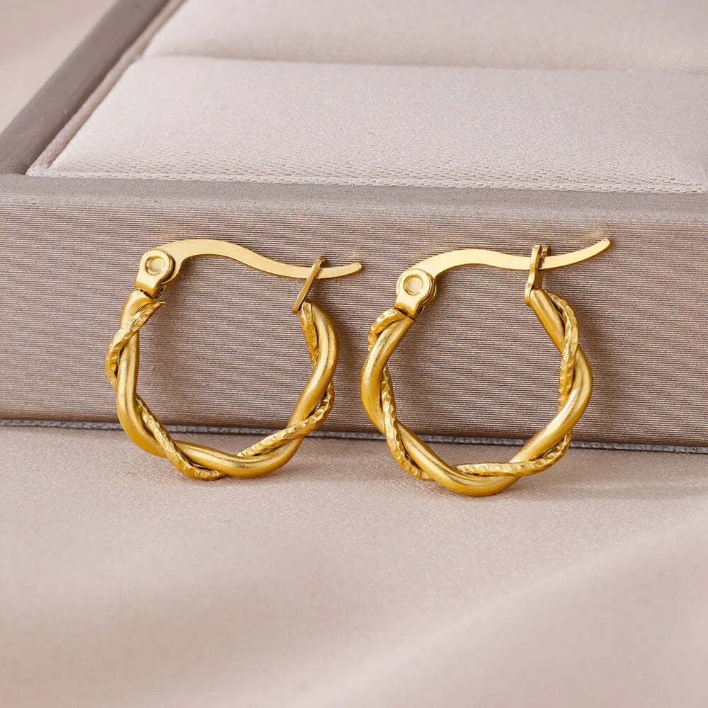 Women's Gold And Sliver Tone Earrings