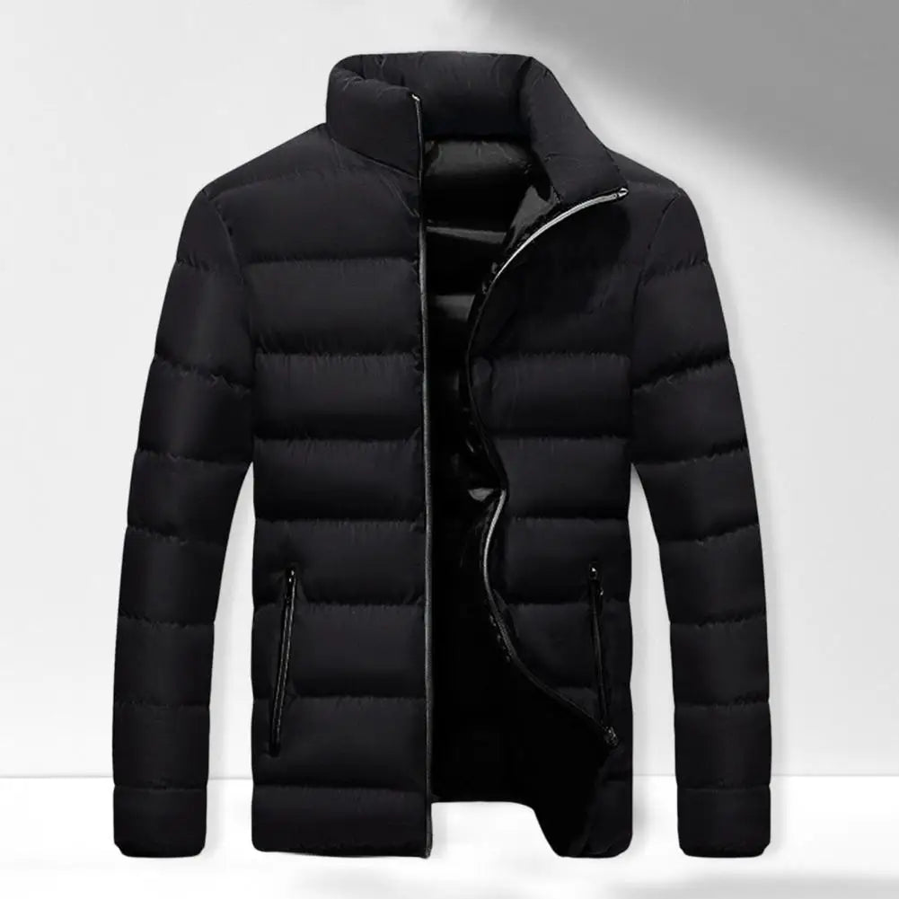 Man Puffer Quilted Coat Jacket