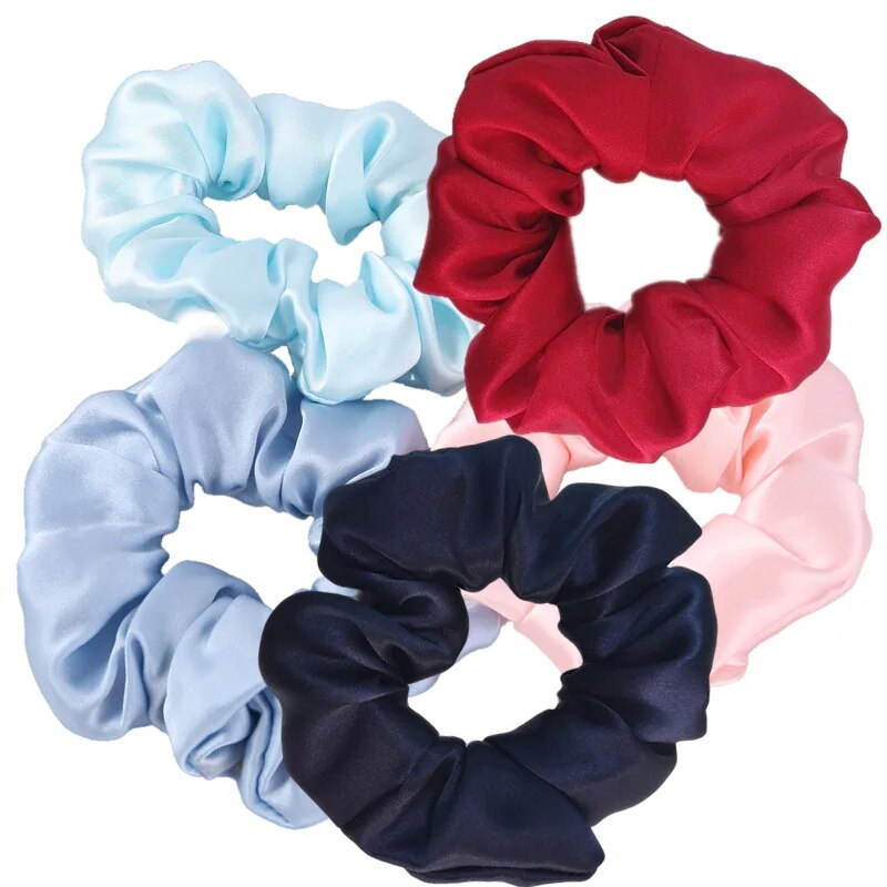 Women Scrunchy Oversize Satin Elastic Hair Ties