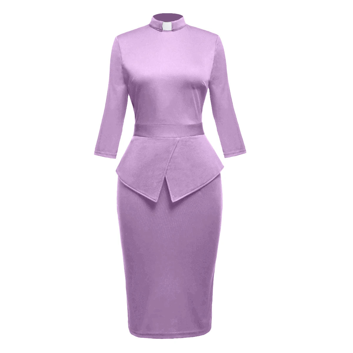 Tub Collar Women Clergy Minister Dress Church  Preaching Pulpit Wear