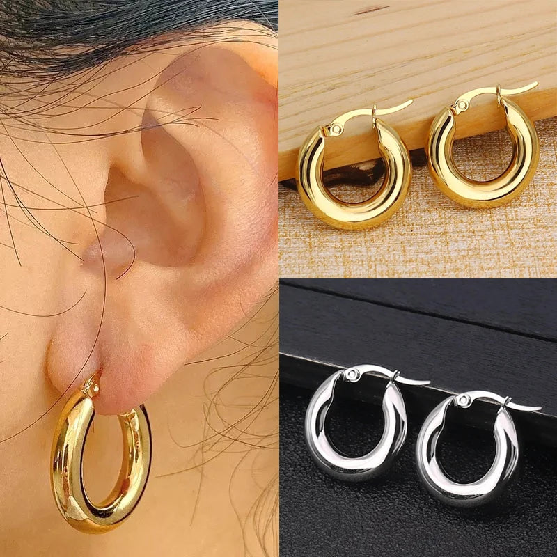 Women's Gold And Sliver Tone Earrings