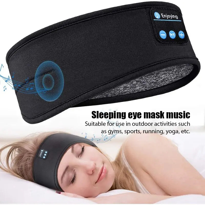 Wireless Headphone Bluetooth Earphones Sports Sleeping Women Headband