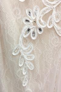 High illusion Sweetheart Neckline Mermaid Evening Gown With Embroidery And Beading on lace, cut out back.