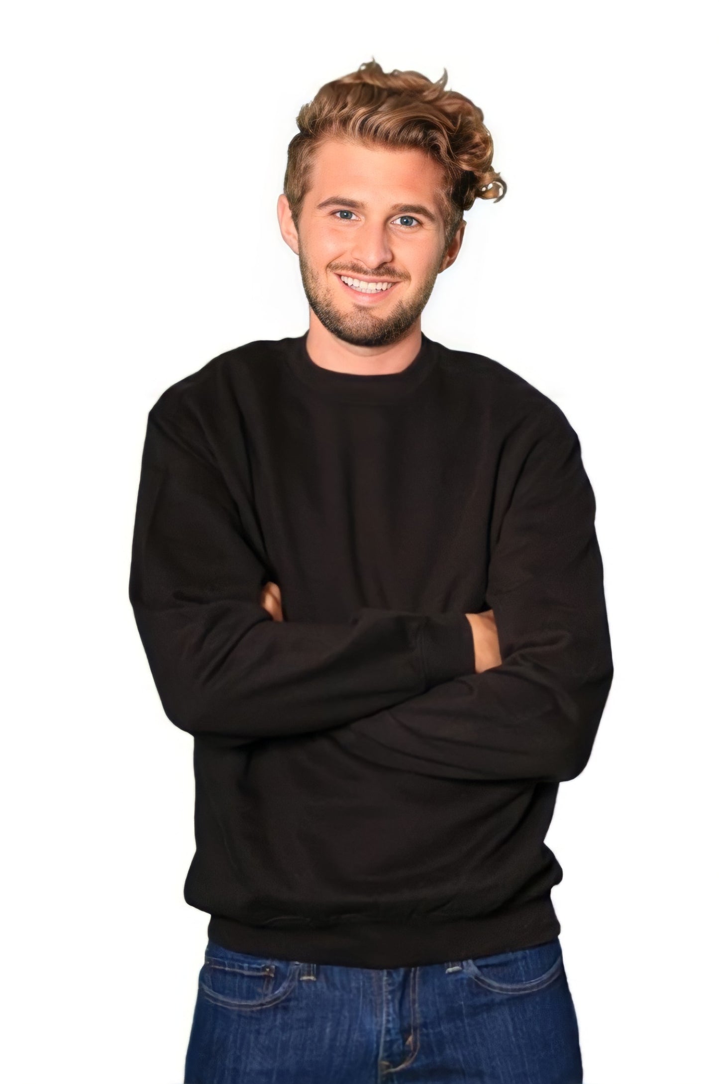 Men's Crew Neck Long Sleeves Sweat Shirt