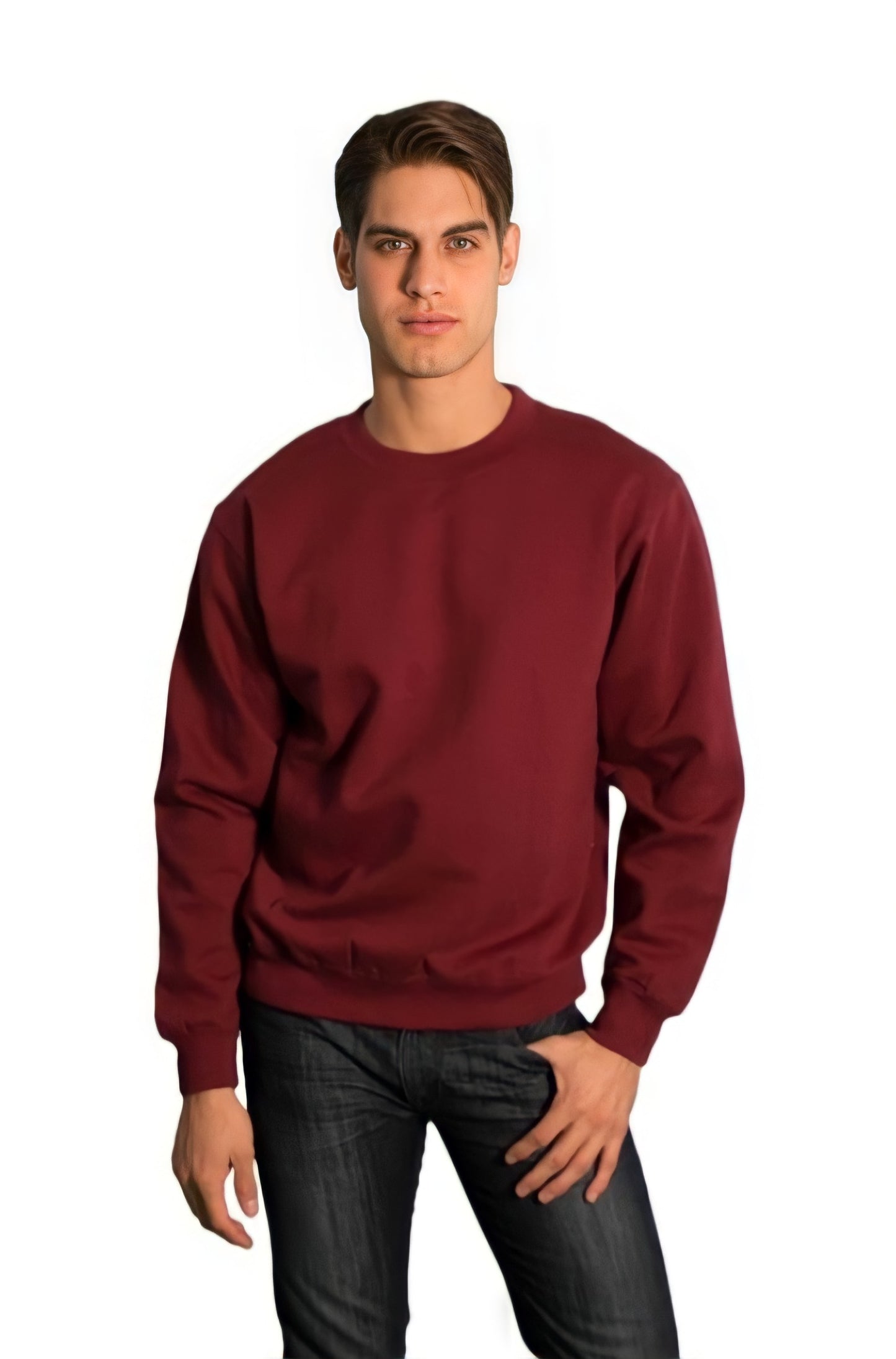 Men's Crew Neck Long Sleeves Sweat Shirt