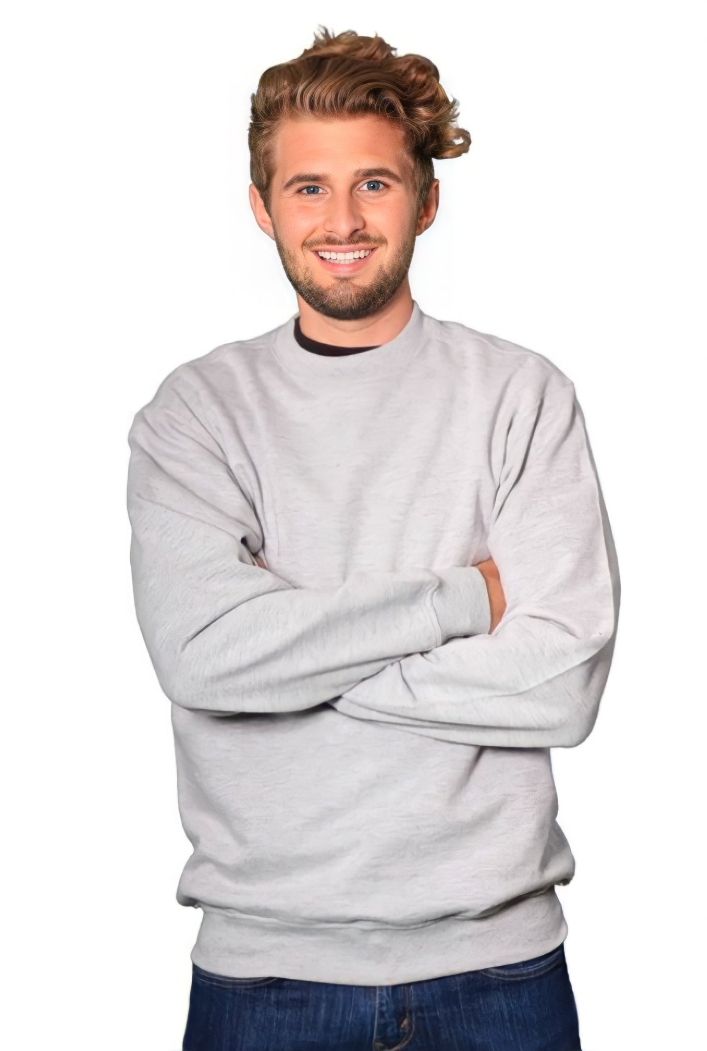 Men's Crew Neck Long Sleeves Sweat Shirt