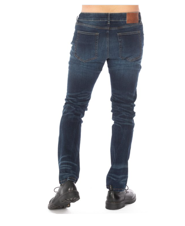 Men's Slim Regular Fits High Rise Jeans Denium Pants