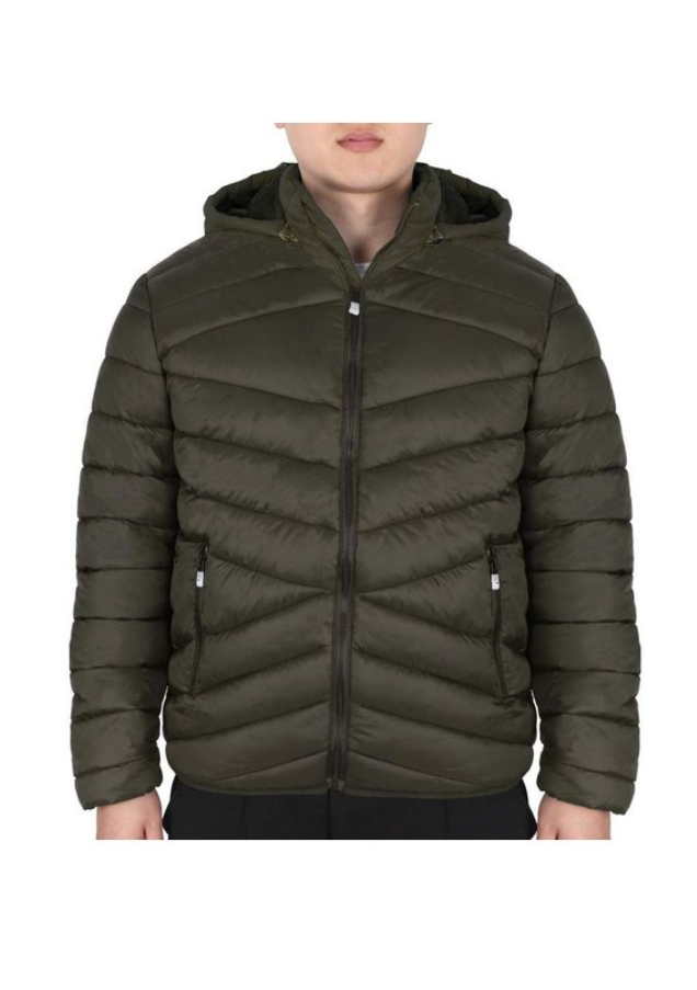 Men's Puffer Jacket With Hoodie