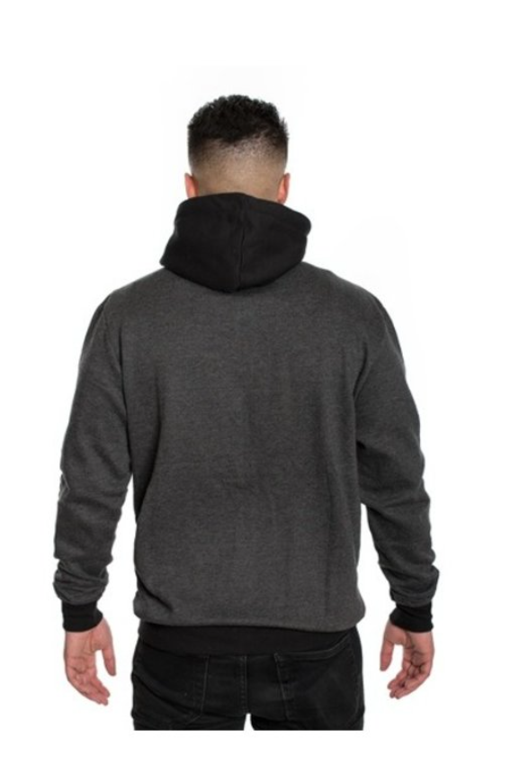 Gray And Black Men Hoodie