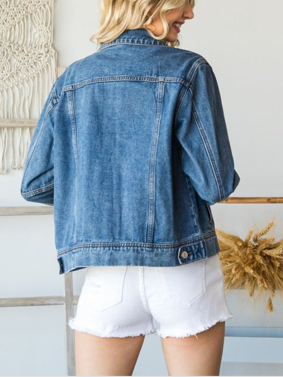 Blue Jeans Denim Jacket Women
