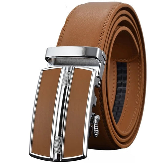 Men Luxury Genune Leather Belt And Buckle