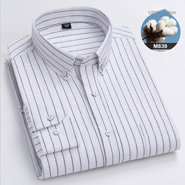 Men Plaid Regular Fit Long Sleeves Shirts
