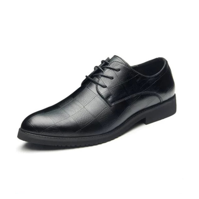 Oxford Men Brogue Formal Genuine Leather Shoes