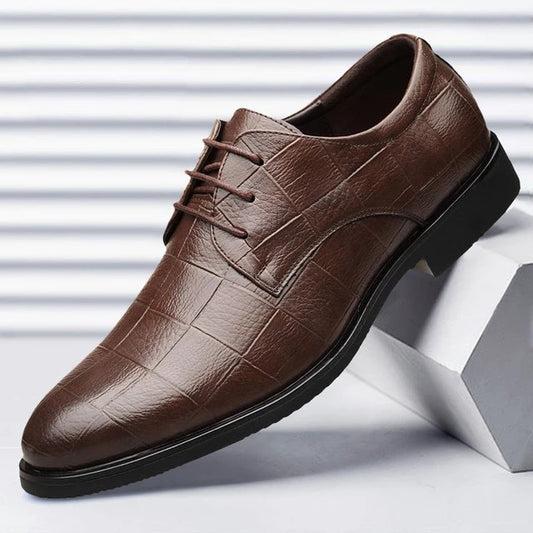 Oxford Men Brogue Formal Genuine Leather Shoes