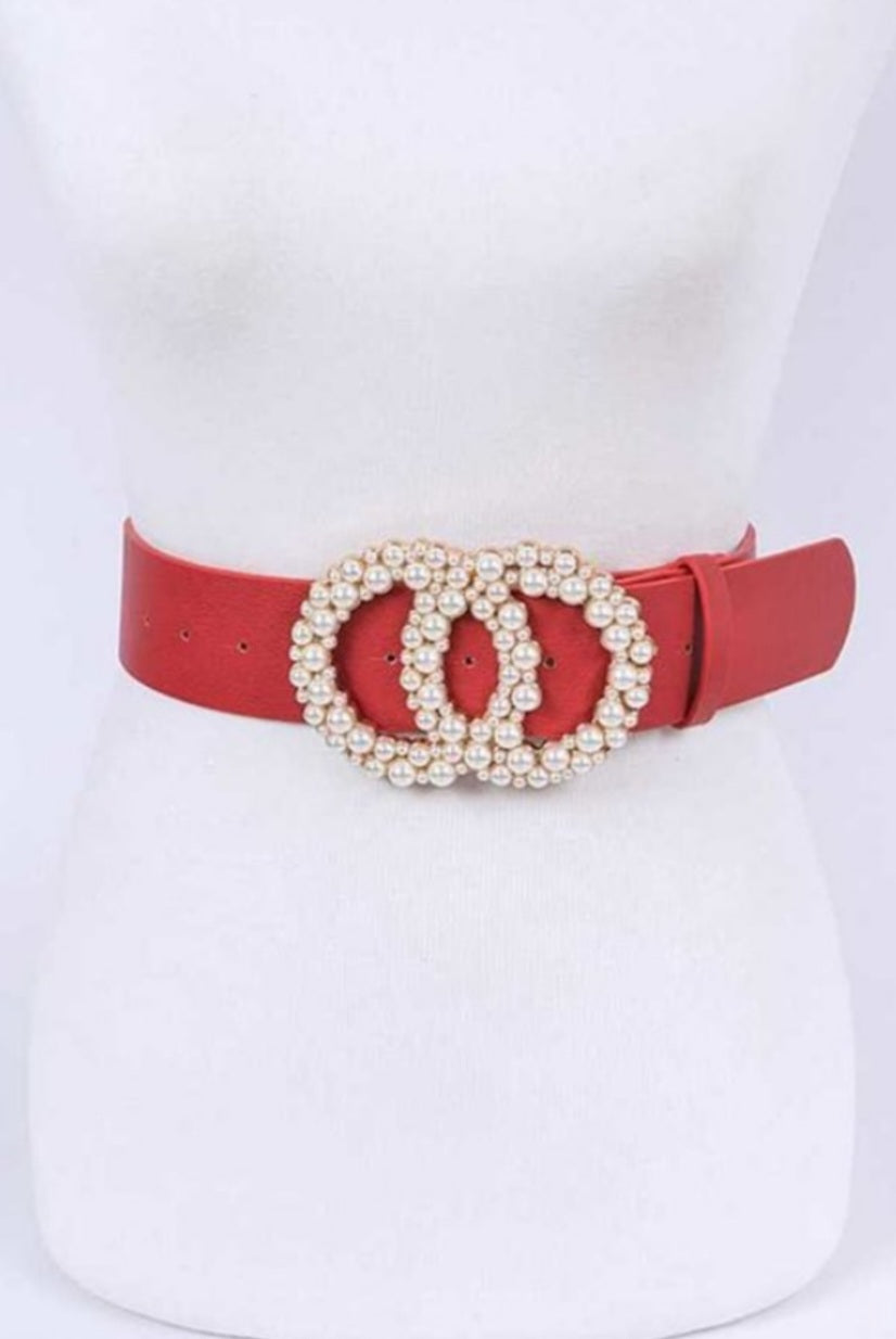 Women's Faux Leather Belt