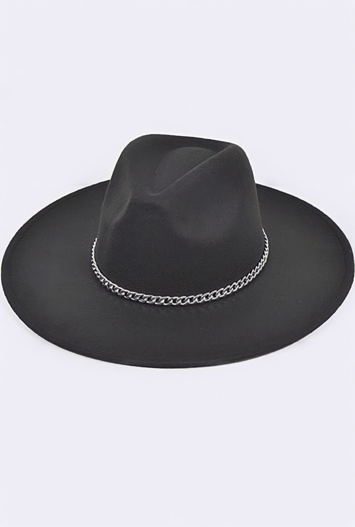 Chain Accent Fedora Hat