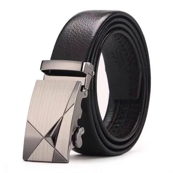 Genuine Men Leather Stylish Office Work Black Belt