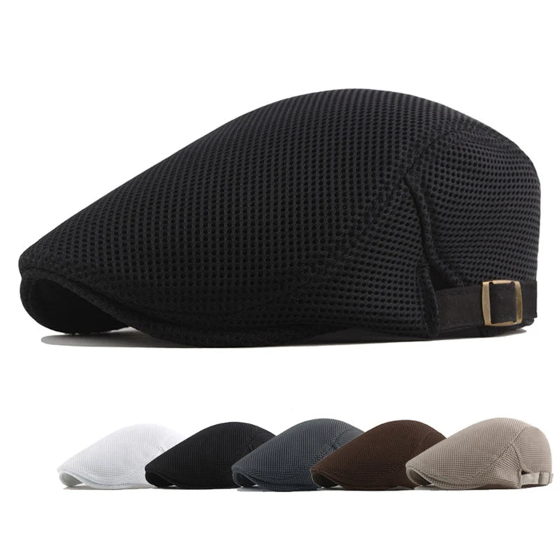 British Men Knitted Dress Bolo Hat Stylish Formal Adjustable Caps