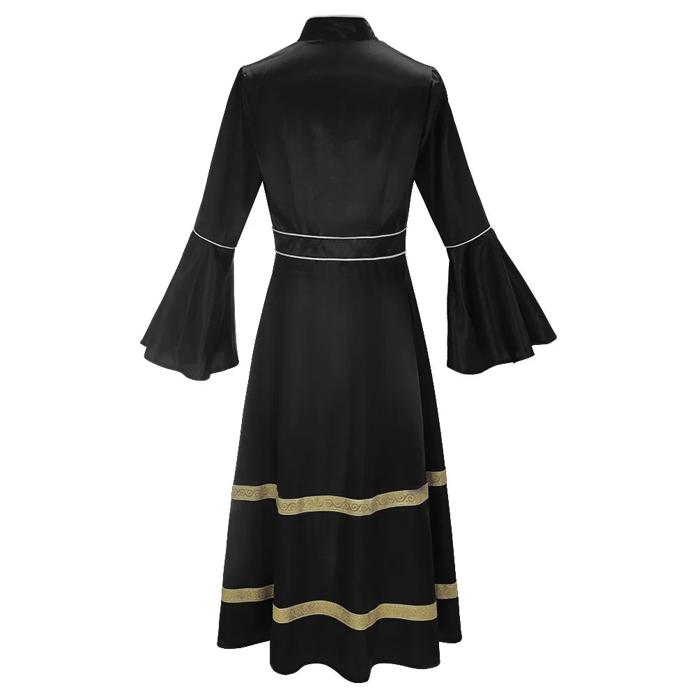 Women Stylish Flar Cuffs Sleeves Clergy Preaching Robes