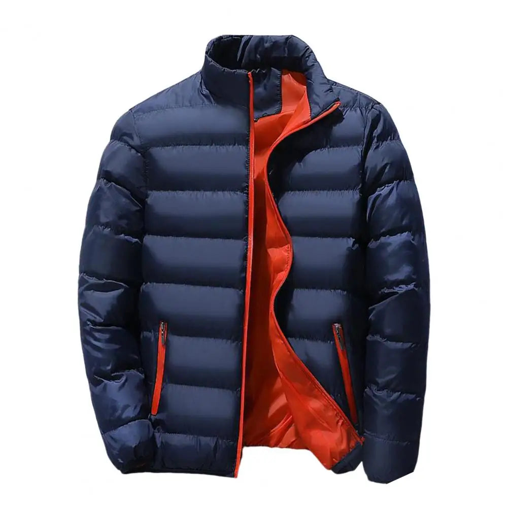 Man Puffer Quilted Coat Jacket