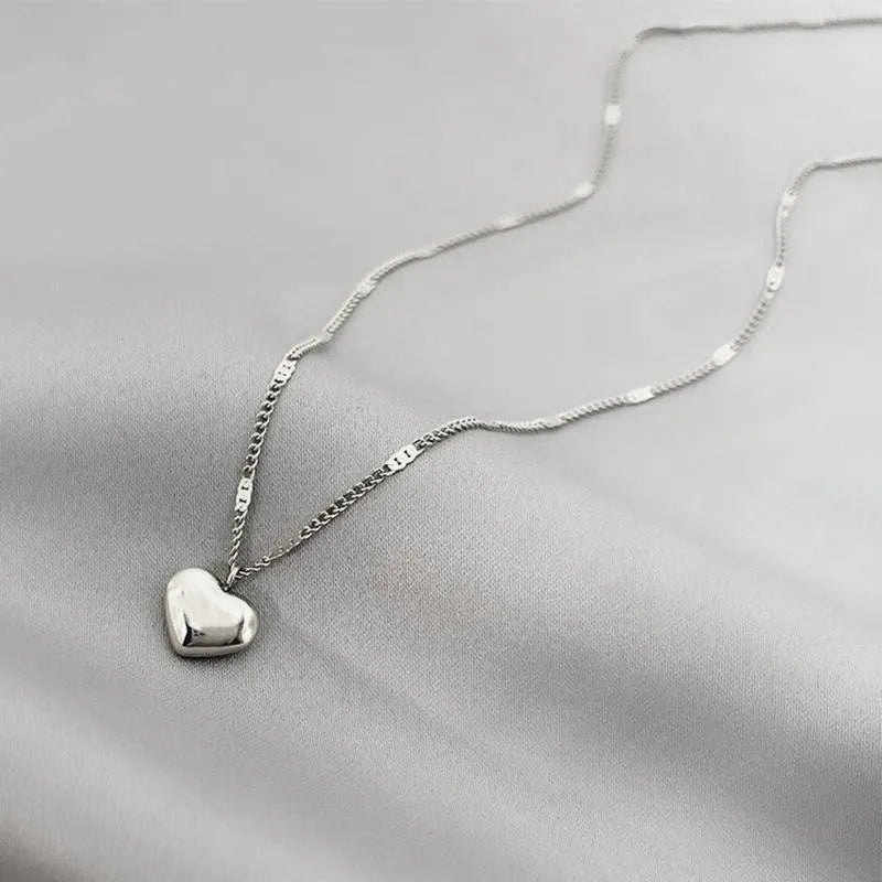 Gold Tone Heart Neckless