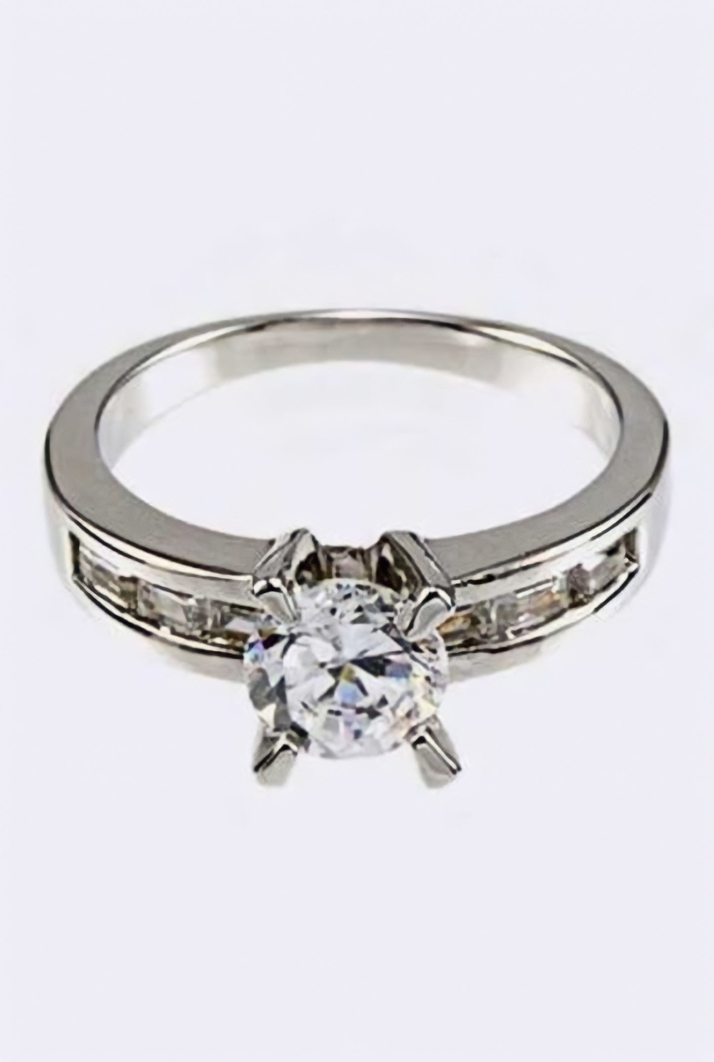 Silver cut Formal Ring