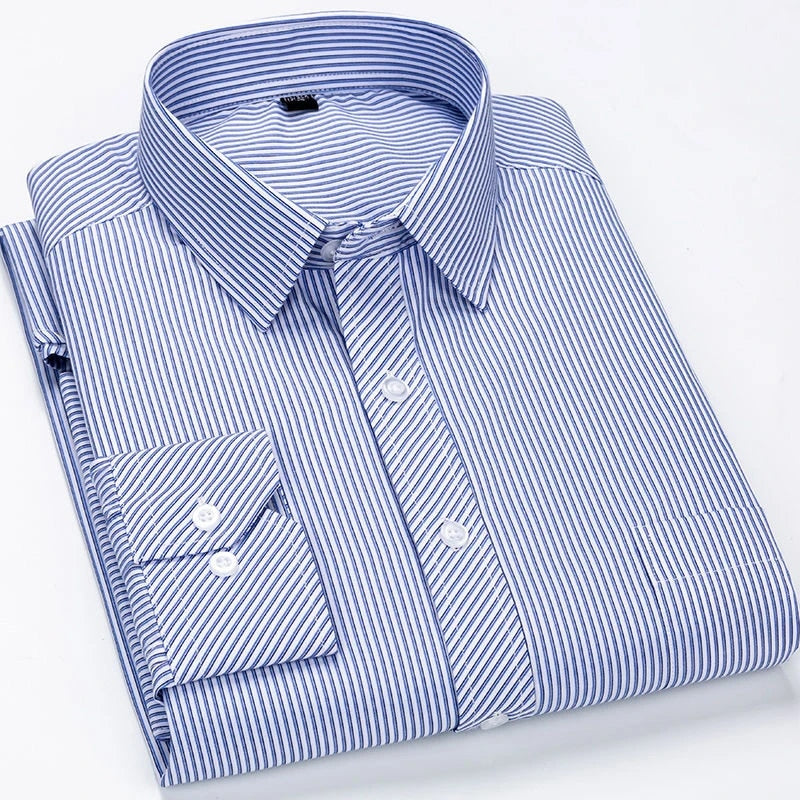 Long Sleeve Quality Classic Solid/ Plaid Shirts